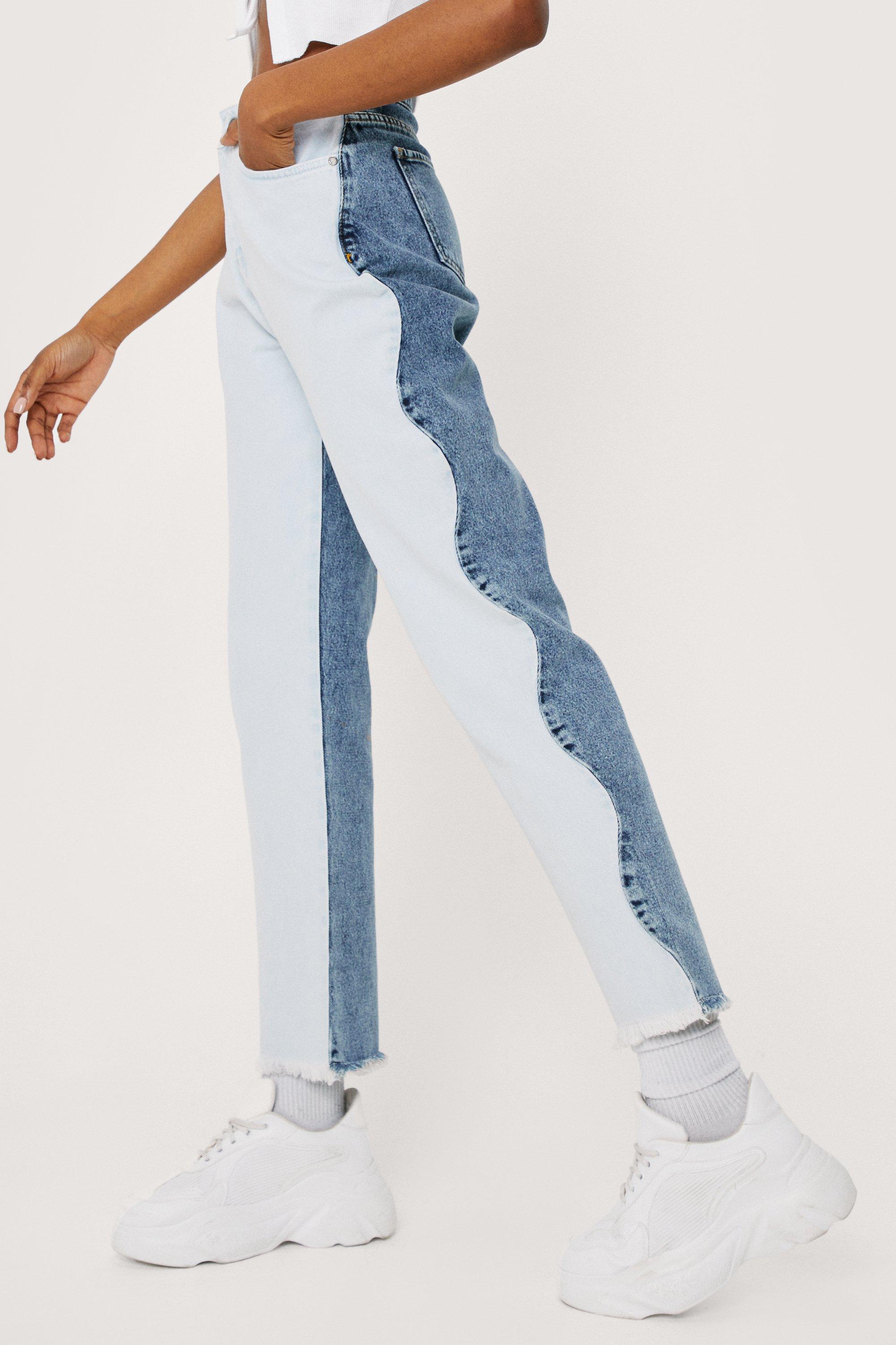 Nasty gal two tone 2024 jeans